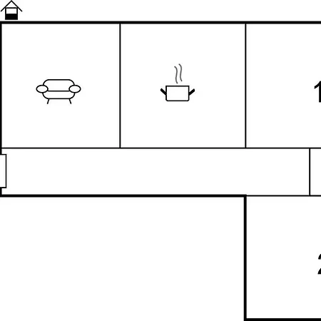 Апартаменты Two-bedroom In